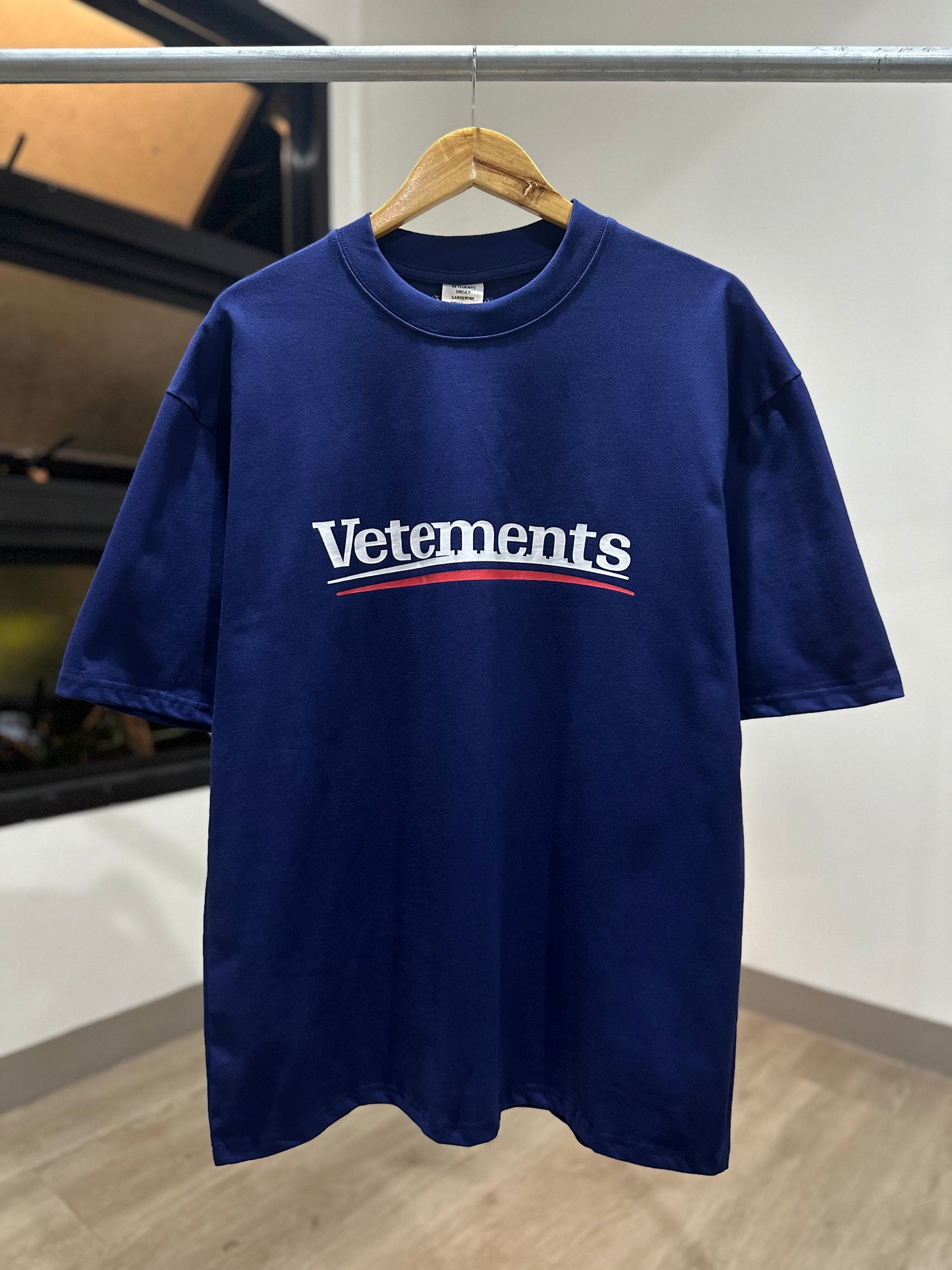 Vetements Oversized T-Shirt (Blue)