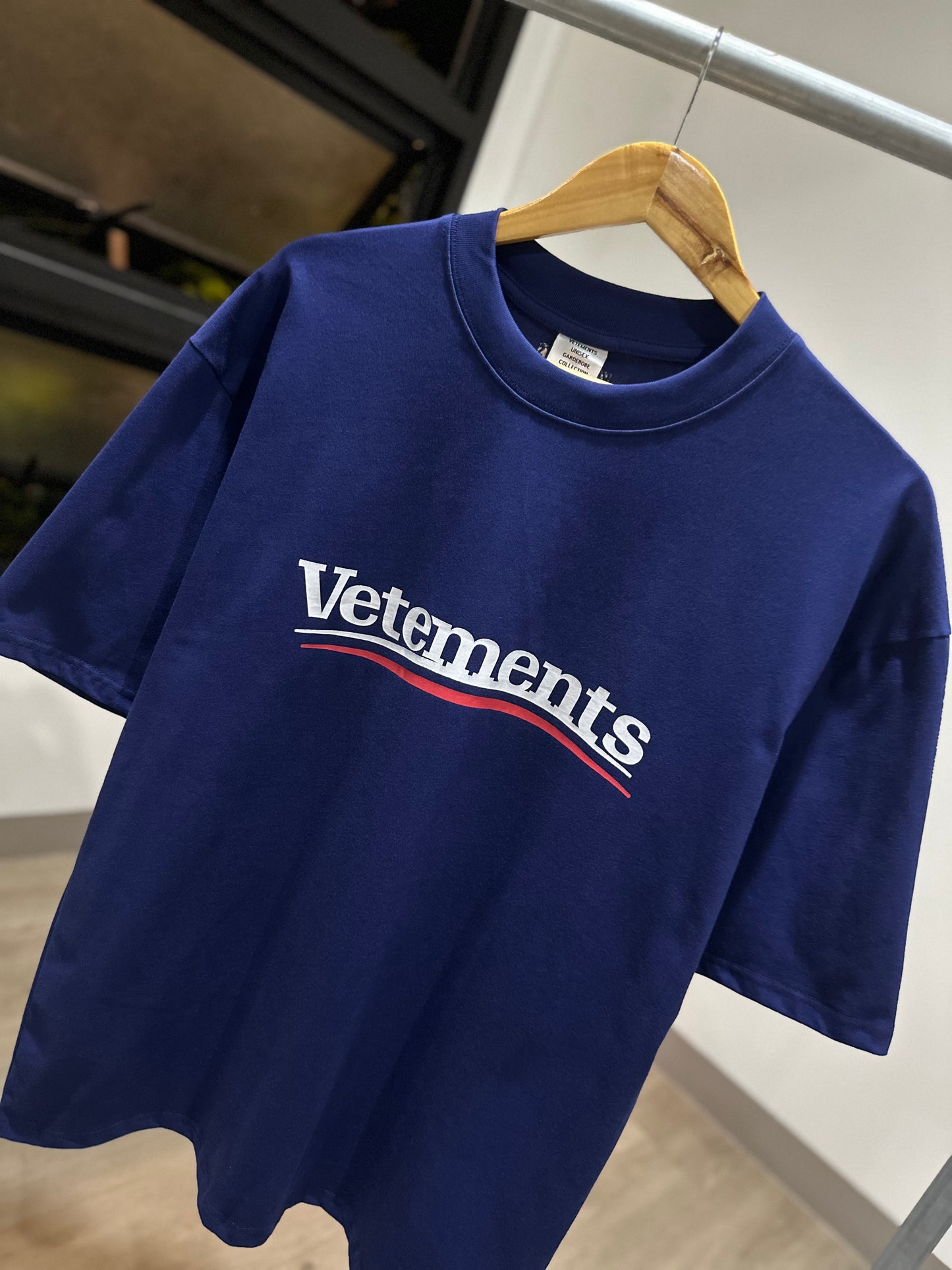 Vetements Oversized T-Shirt (Blue)