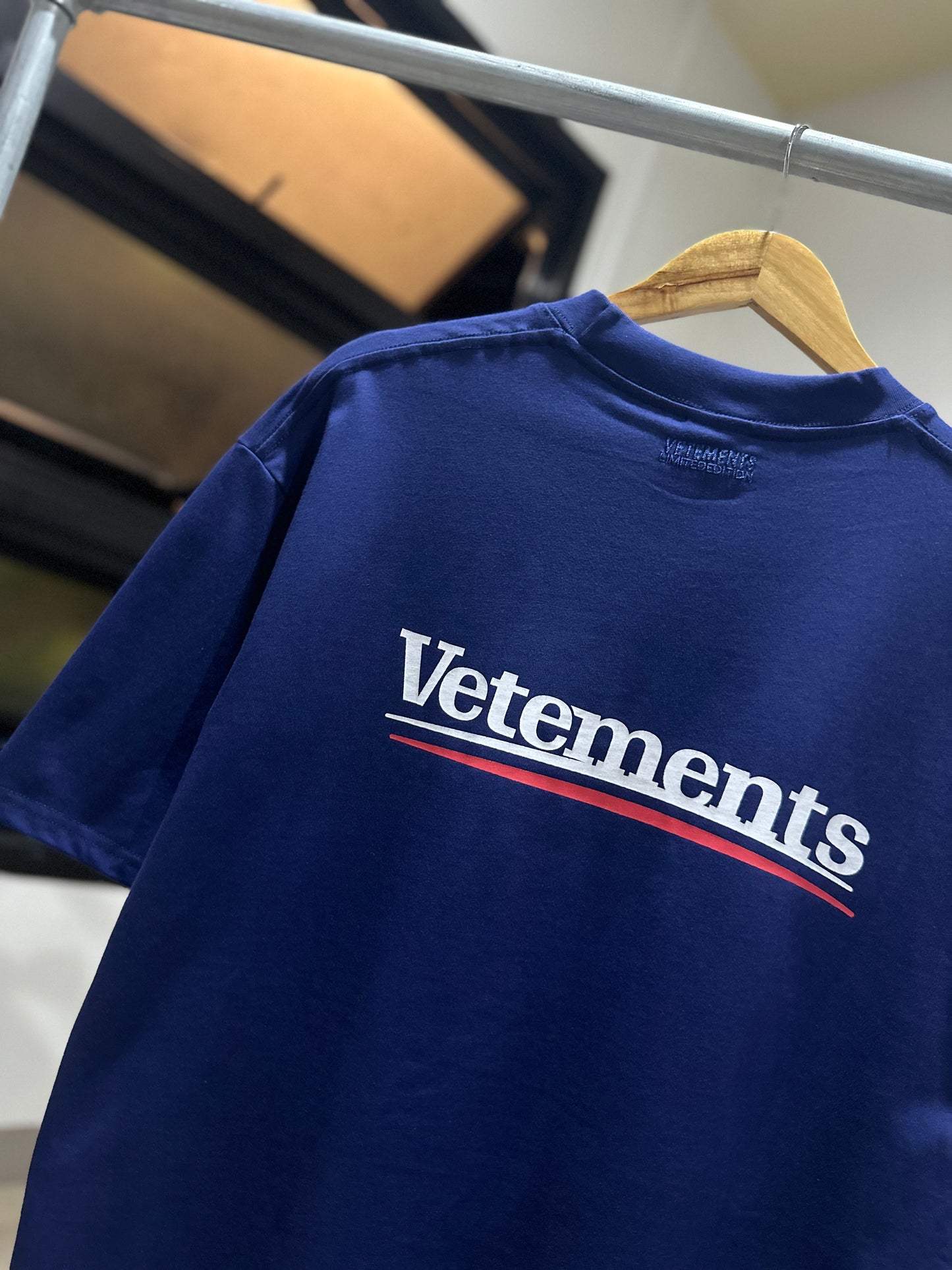 Vetements Oversized T-Shirt (Blue)