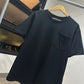 Prada Pocket T-Shirt (Black/Naked Logo)