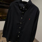 Ralph Lauren Long-sleeve Shirt (Black/Linen)