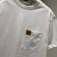 Dior Pocket Relaxed Fit T-Shirt (White)