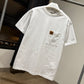 Dior Pocket Relaxed Fit T-Shirt (White)