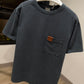 Dior Pocket Relaxed Fit T-Shirt (Gray)