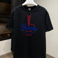 Loewe Crinkled Cotton Blend T-Shirt (Black)