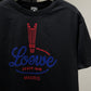 Loewe Crinkled Cotton Blend T-Shirt (Black)