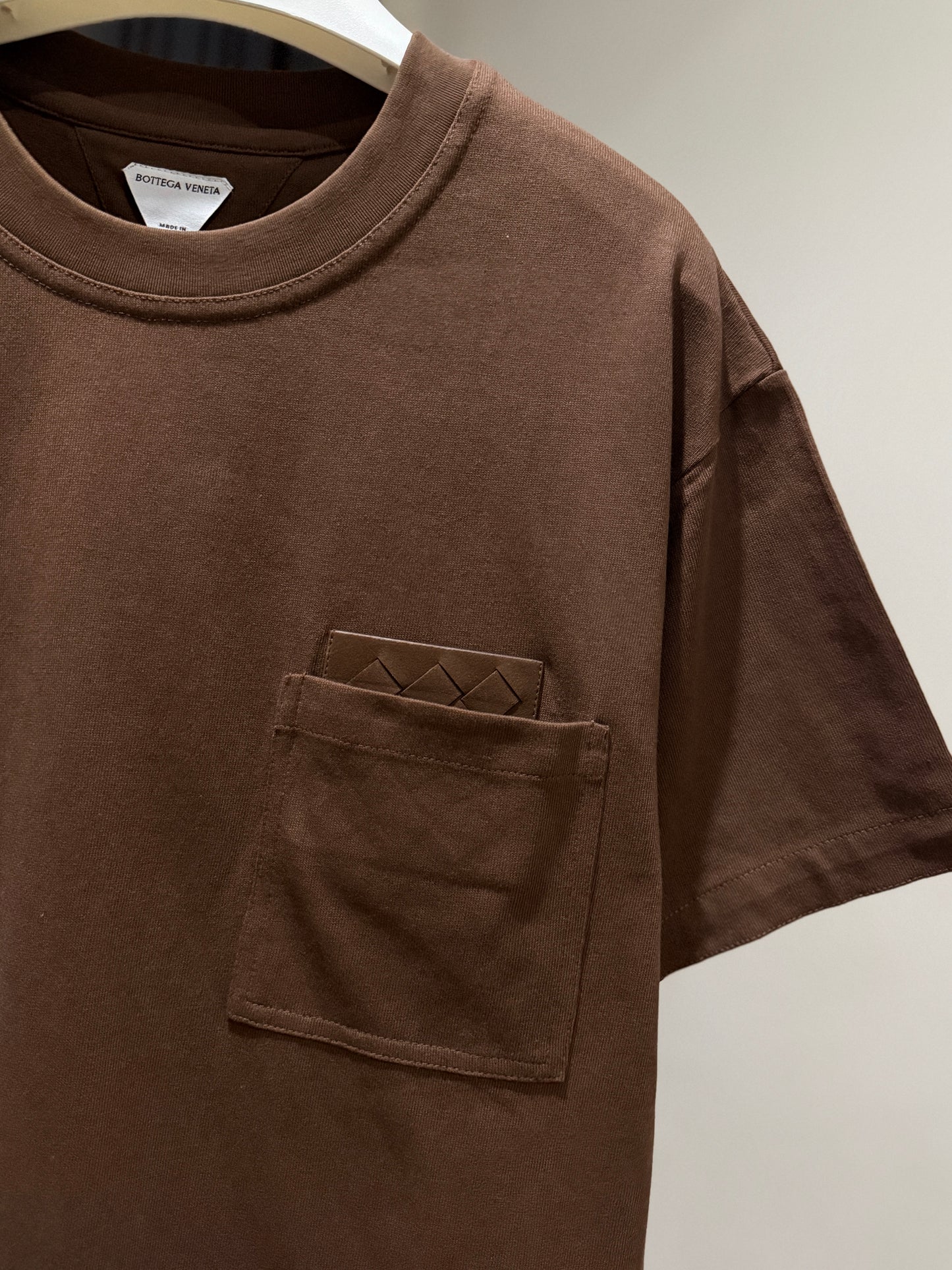 Bottega Veneta Pima Cotton T-Shirt (Brown/Brown)
