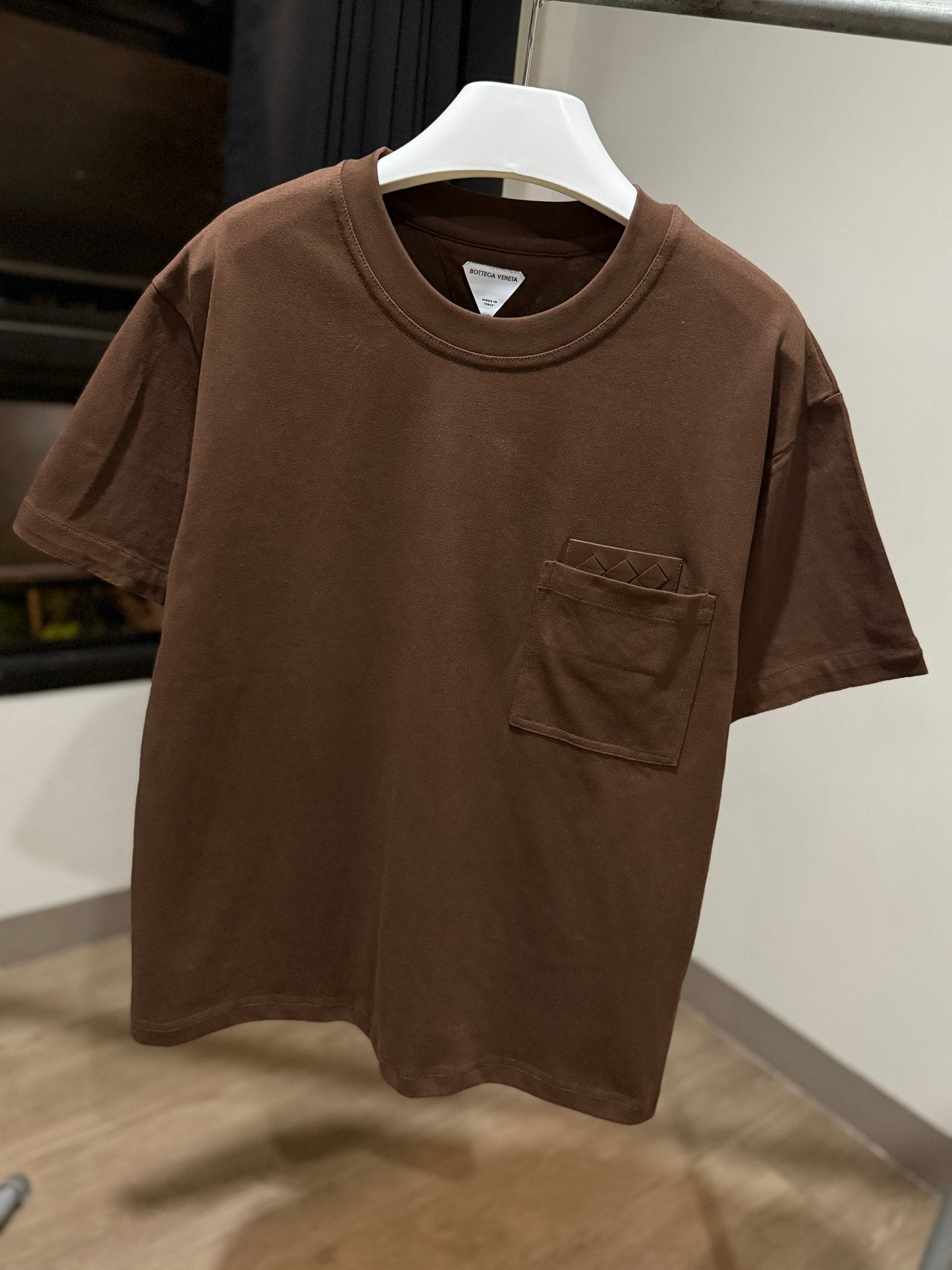 Bottega Veneta Pima Cotton T-Shirt (Brown/Brown)