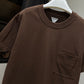 Bottega Veneta Pima Cotton T-Shirt (Brown/Brown)