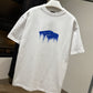 Balenciaga Wet Brushed T-Shirt (White/Oversized)