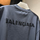 Balenciaga Back T-Shirt (Faded Blue)