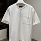 Gucci Pocket Piquet T-Shirt (White)