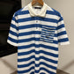 Louis Vuitton Monogram Striped Polo Shirt