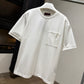Gucci Pocket Piquet T-Shirt (White)