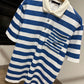 Louis Vuitton Monogram Striped Polo Shirt