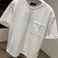 Gucci Pocket Piquet T-Shirt (White)