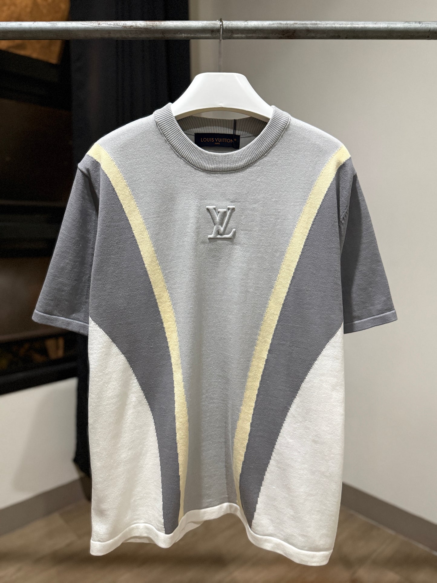 Louis Vuitton Graphic Cotton Jacquard Short-Sleeved Crewneck