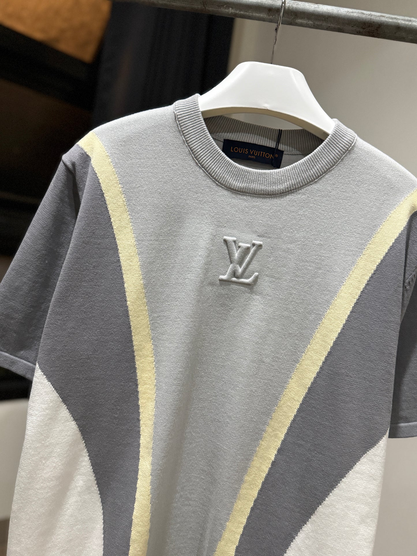 Louis Vuitton Graphic Cotton Jacquard Short-Sleeved Crewneck