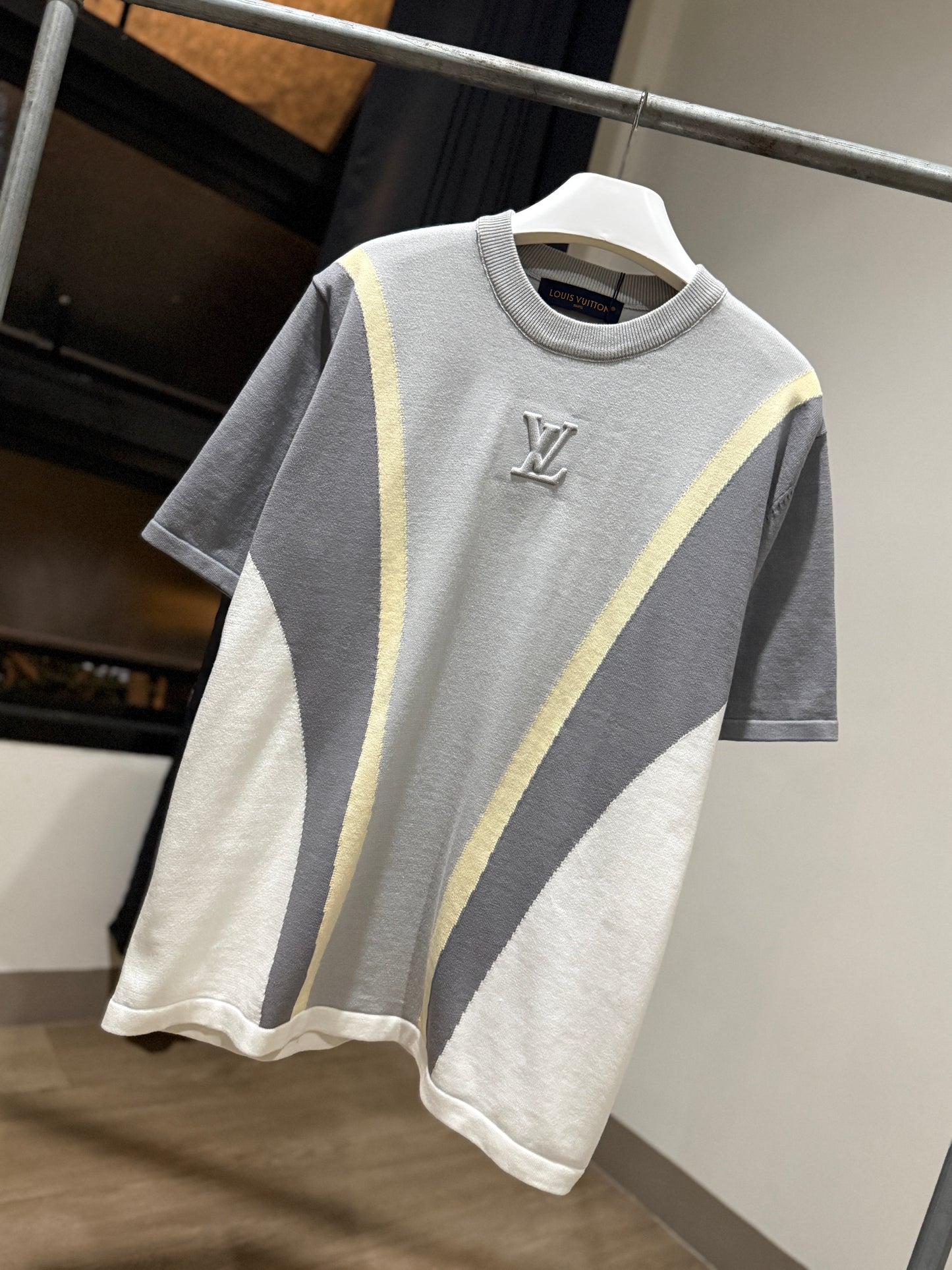 Louis Vuitton Graphic Cotton Jacquard Short-Sleeved Crewneck