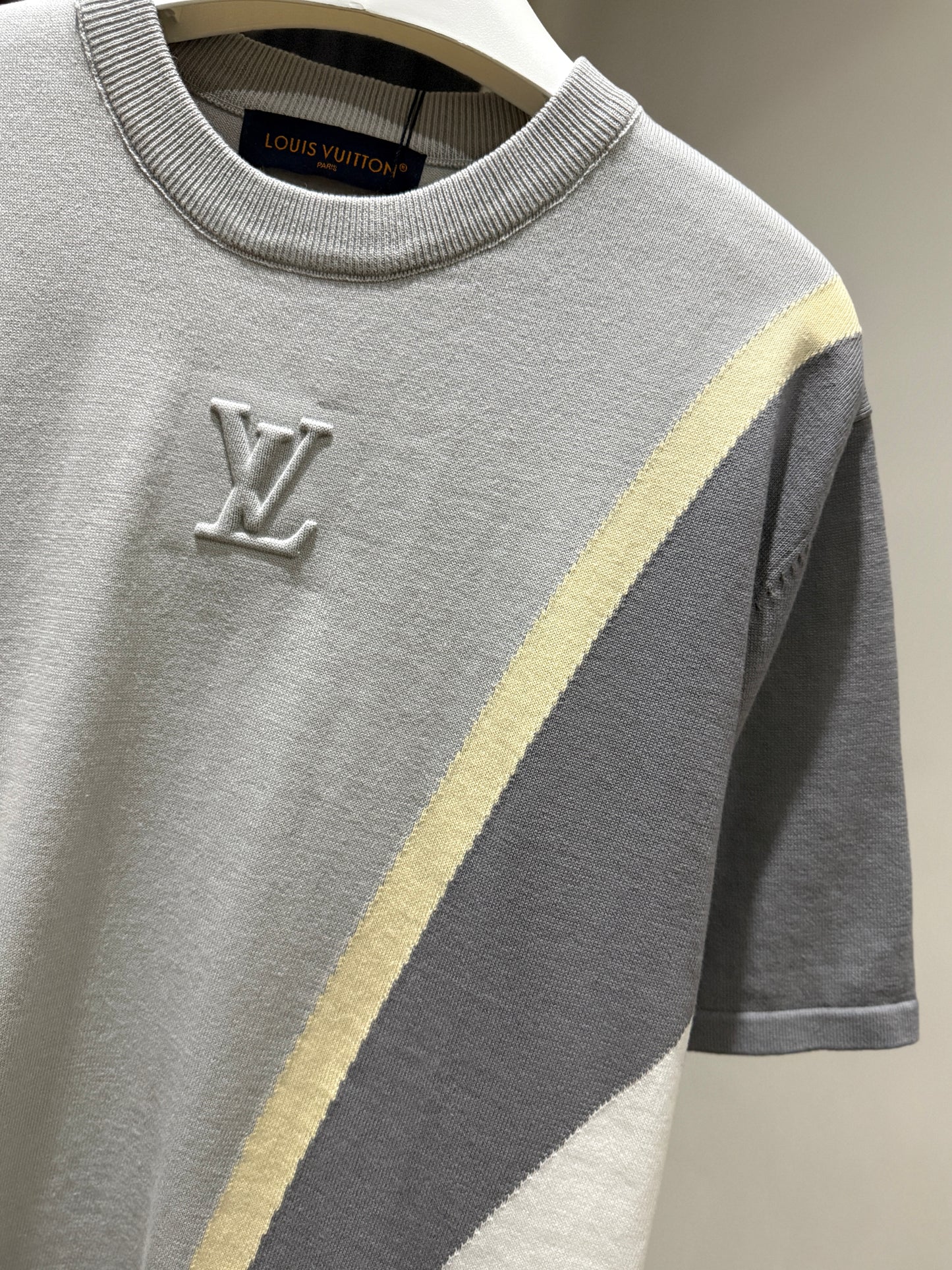 Louis Vuitton Graphic Cotton Jacquard Short-Sleeved Crewneck