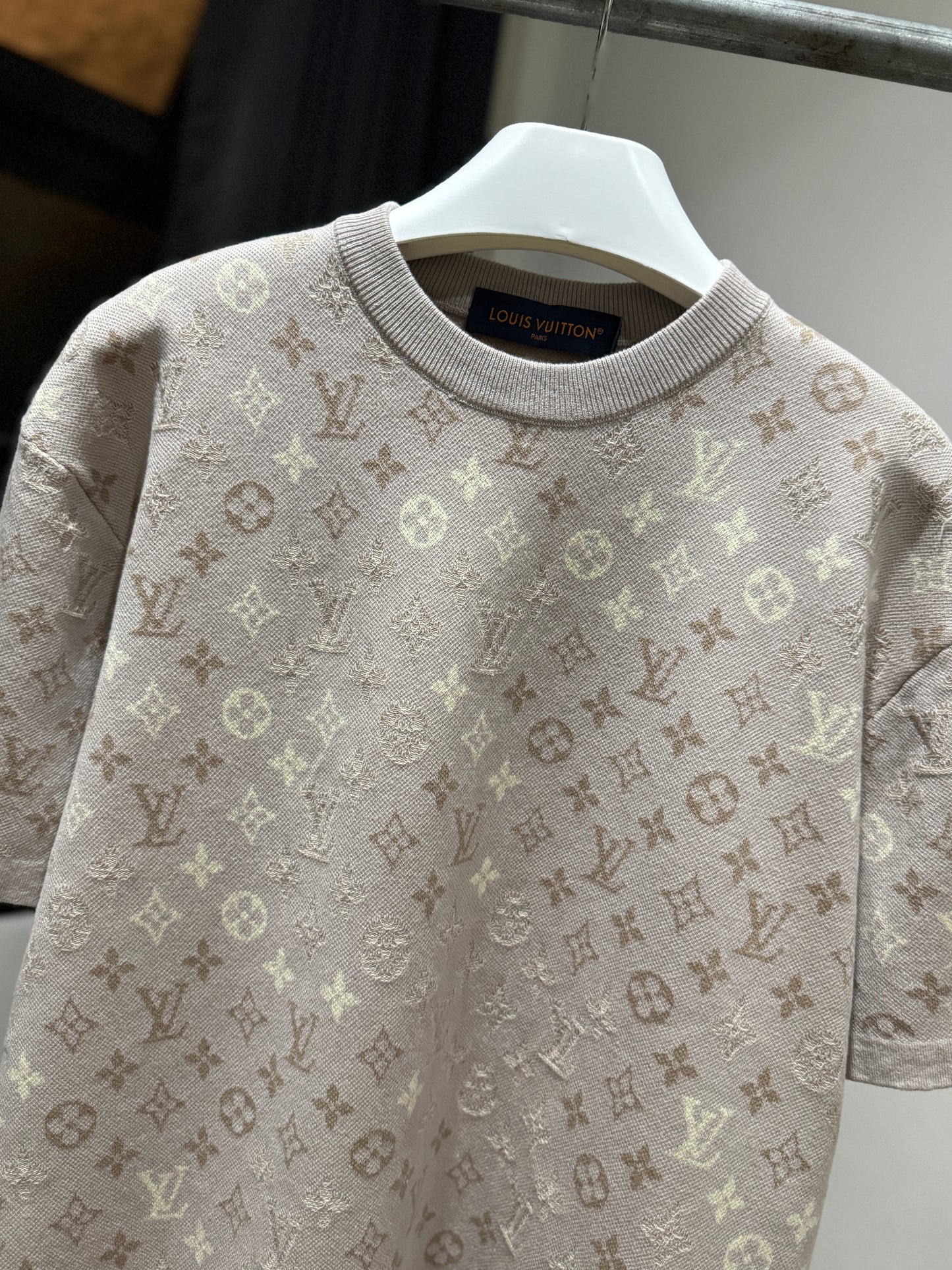 Louis Vuitton Monogram Short-Sleeved Crewneck