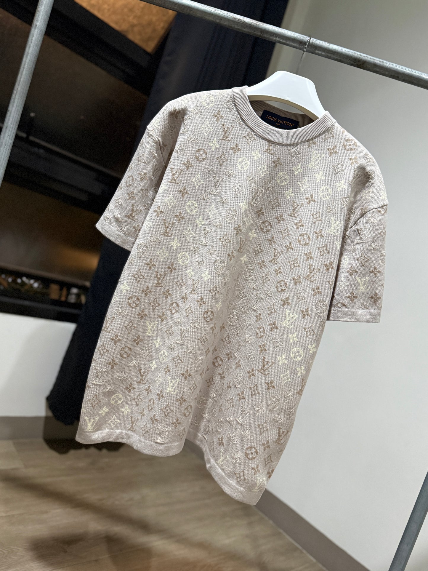 Louis Vuitton Monogram Short-Sleeved Crewneck