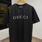 Gucci Printed Cotton T-Shirt (Black)