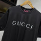 Gucci Printed Cotton T-Shirt (Black)