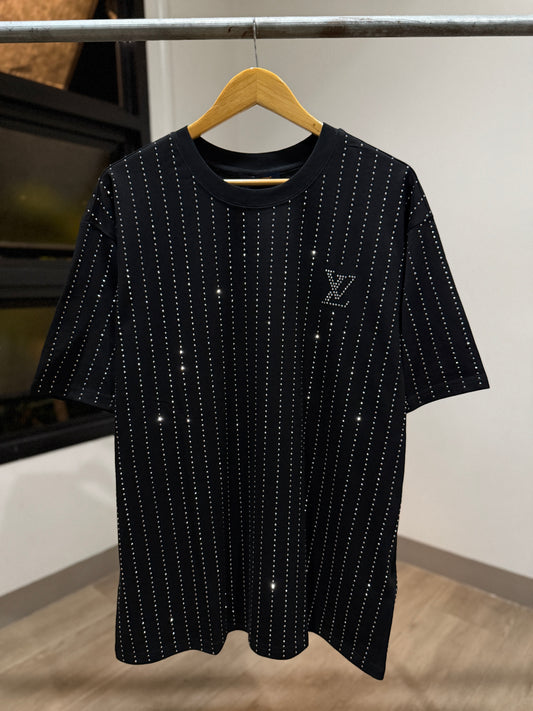 Louis Vuitton Crystal Embellished T-Shirt