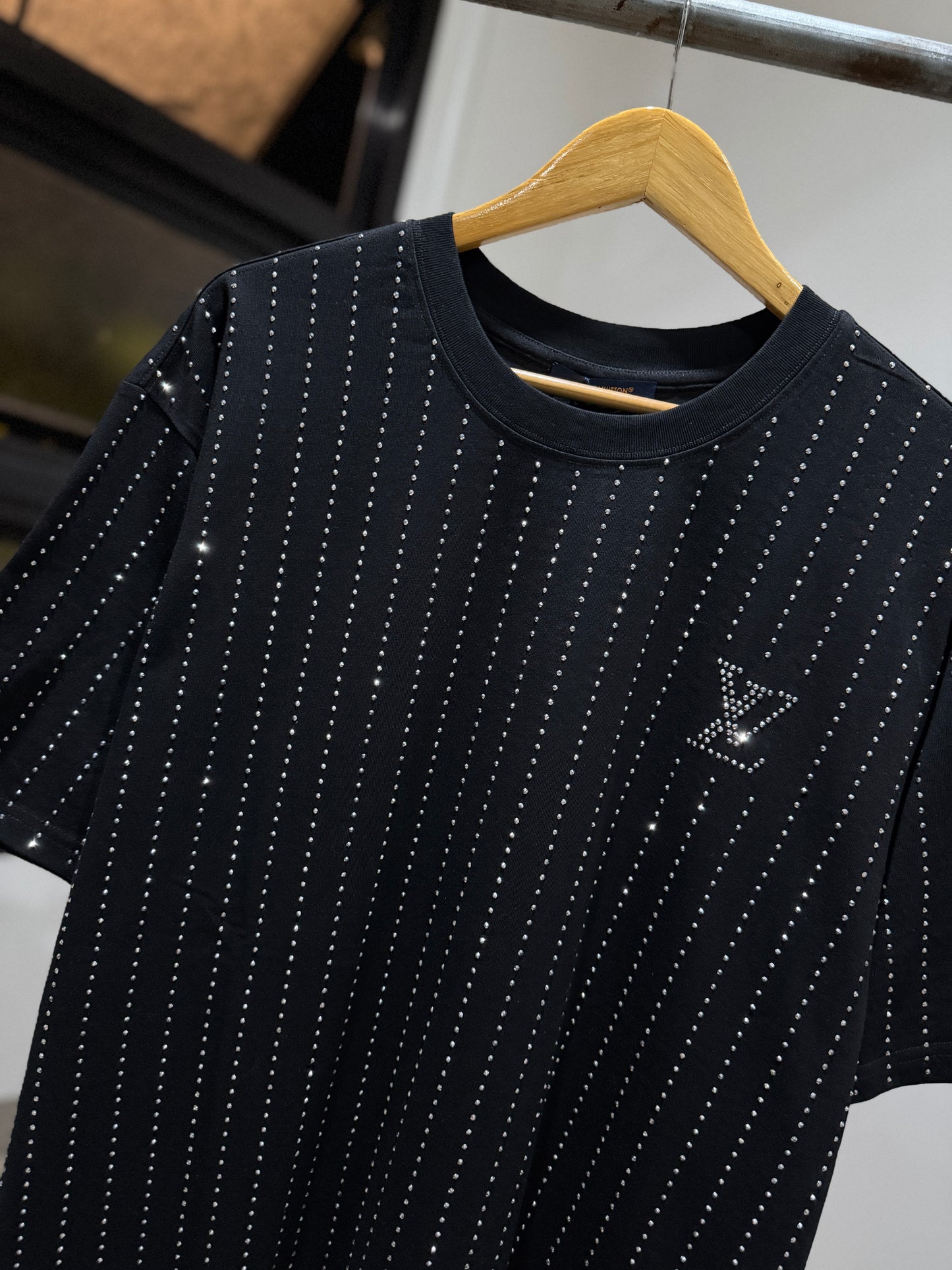 Louis Vuitton Crystal Embellished T-Shirt