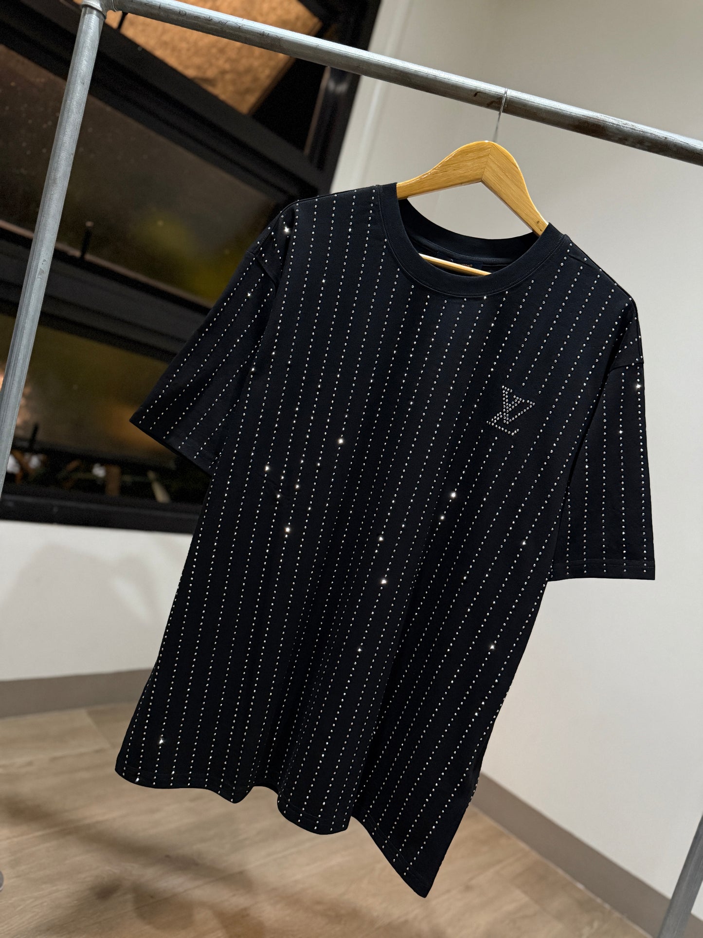 Louis Vuitton Crystal Embellished T-Shirt