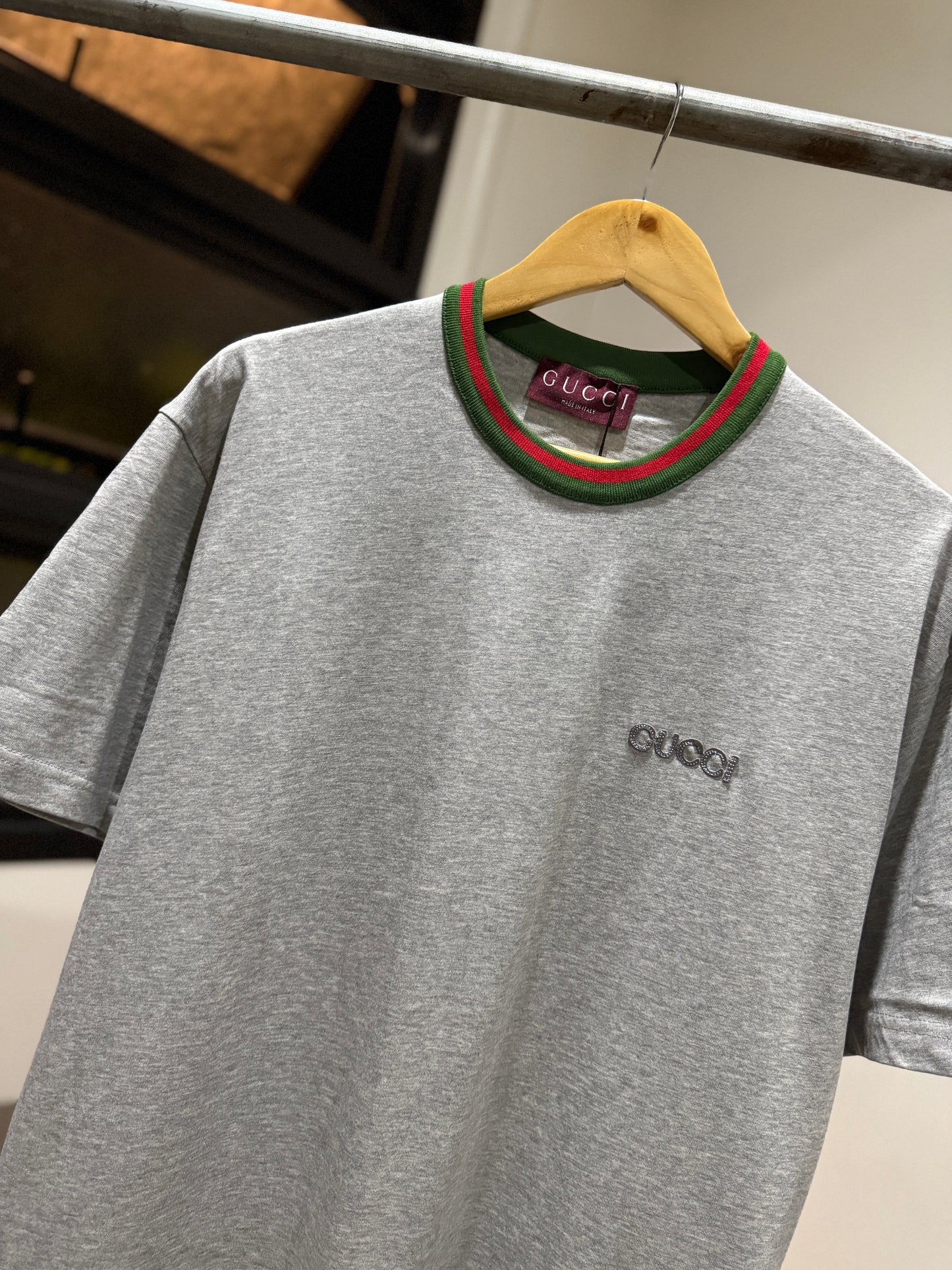 Gucci Web T-Shirt (Grey)
