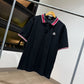 Moncler Piquet Polo Shirt (Black/Red)