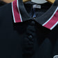 Moncler Piquet Polo Shirt (Black/Red)