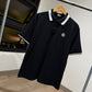 Moncler Piquet Polo Shirt (Black/White)