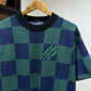 Louis Vuitton Jacquard Damier Cotton Crewneck