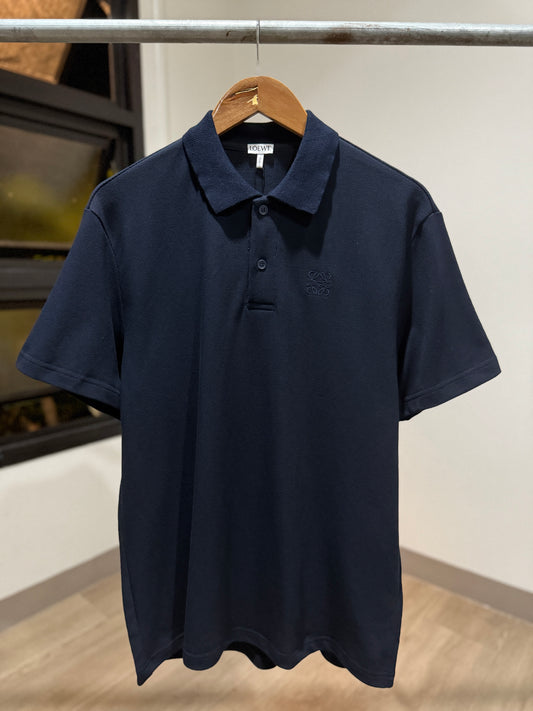 Loewe Anagram Polo Shirt (Navy)