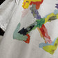 Off-White Brush Stroke Arrow Tee (Oversized/White)