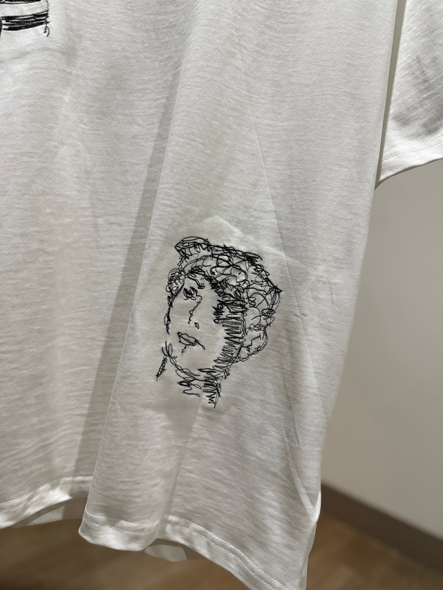 Off-White Little Girl Tee (Oversized/White)