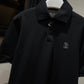 Brunello Cucinelli Pique Polo Shirt (Black)