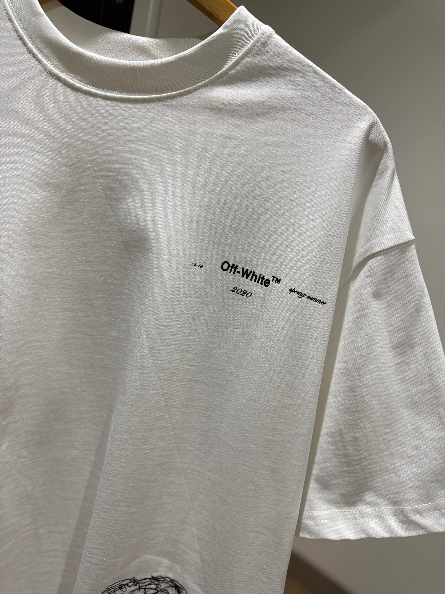Off-White Little Girl Tee (Oversized/White)