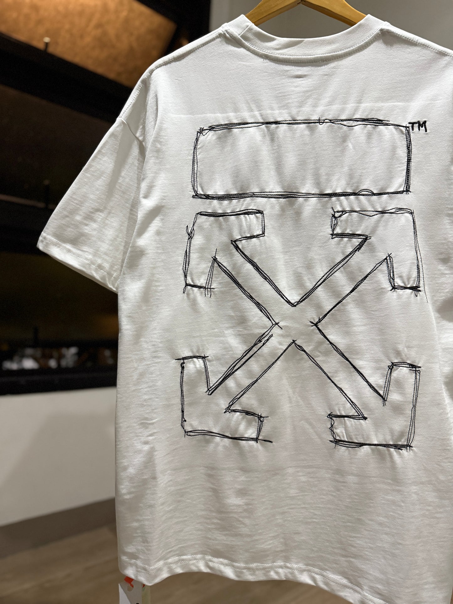 Off-White Little Girl Tee (Oversized/White)