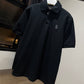Brunello Cucinelli Pique Polo Shirt (Black)