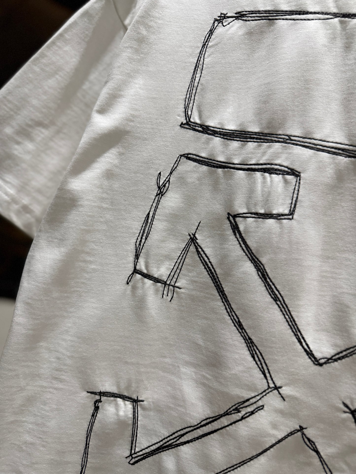 Off-White Little Girl Tee (Oversized/White)
