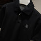 Brunello Cucinelli Pique Polo Shirt (Black)
