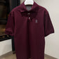 Brunello Cucinelli Pique Polo Shirt (Maroon)