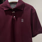 Brunello Cucinelli Pique Polo Shirt (Maroon)