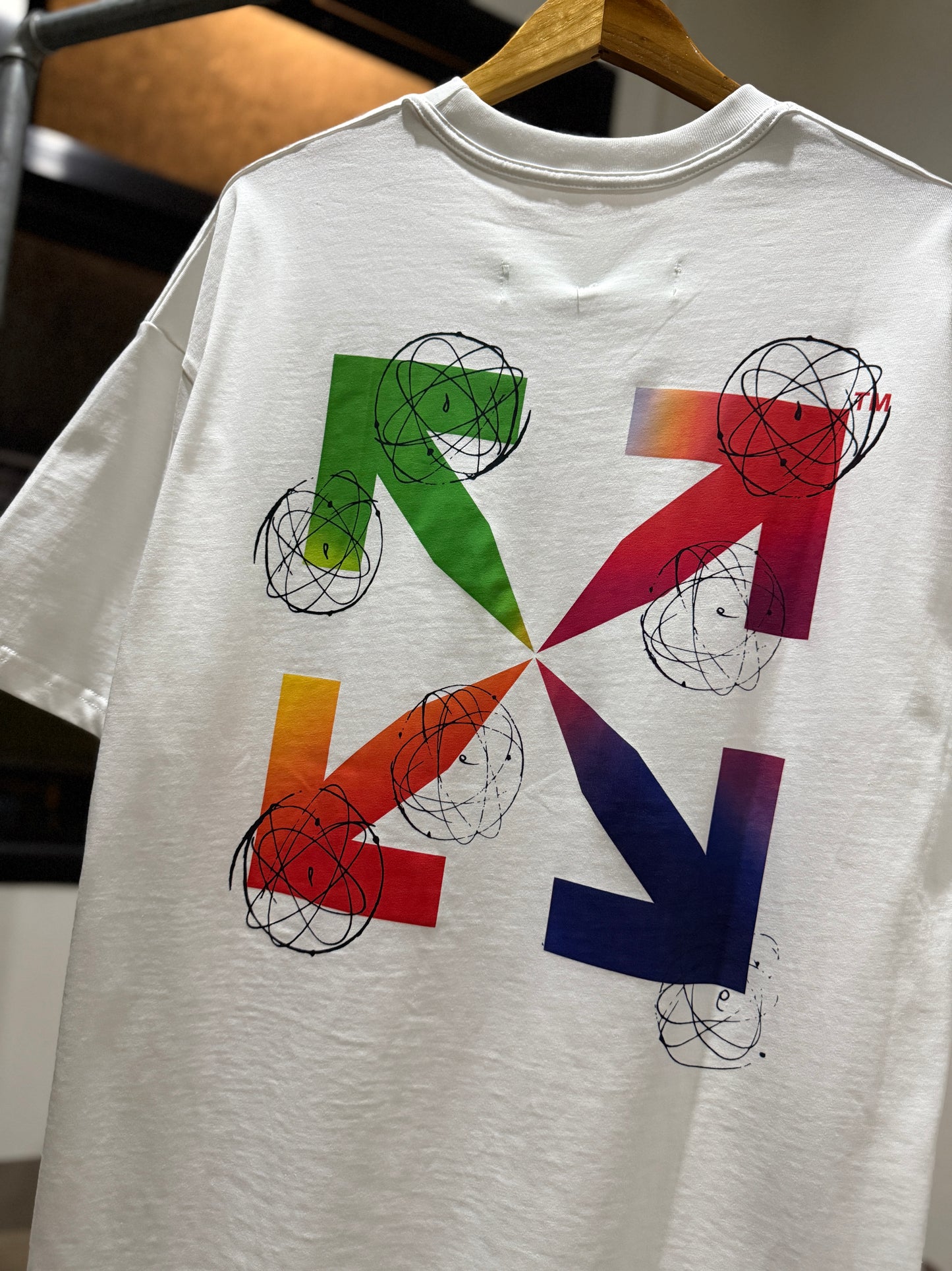 Off-White Futura Atoms Tee (Oversized/White)