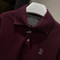 Brunello Cucinelli Pique Polo Shirt (Maroon)