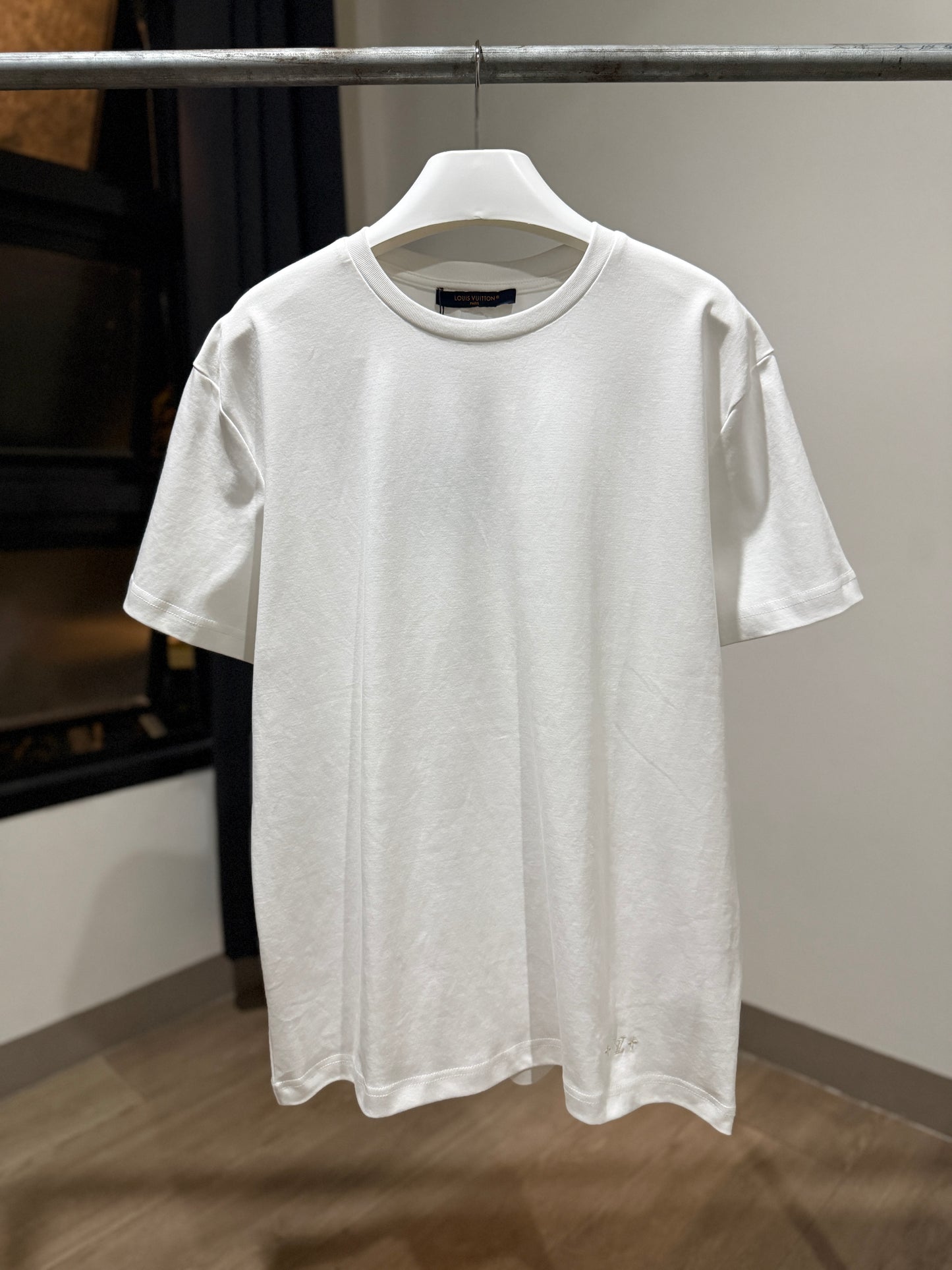 Louis Vuitton Embroidered Logo T-Shirt (White)